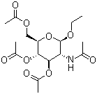 Ethyl-2-acetamido-3,4,6-tri-o-acetyl-2-deoxy-β-d-glucopyranosideStructure,76155-50-5Structure Ethyl-2-acetamido-3,4,6-tri-o-acetyl-2-deoxy-β-d-glucopyranoside Structure,76155-50-5Structure