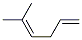 5-Methyl-1,4-hexadieneStructure,763-88-2Structure 5-Methyl-1,4-hexadiene Structure,763-88-2Structure