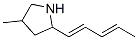 (9CI)-4-甲基-2-(1,3-戊二烯)-吡咯烷結(jié)構(gòu)式_763868-72-0結(jié)構(gòu)式