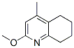 Quinoline, 5,6,7,8-tetrahydro-2-methoxy-4-methyl- (9ci)Structure,764667-25-6Structure Quinoline, 5,6,7,8-tetrahydro-2-methoxy-4-methyl- (9ci) Structure,764667-25-6Structure
