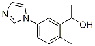 Benzenemethanol, 5-(1h-imidazol-1-yl)-alpha,2-dimethyl-(9ci)Structure,765229-54-7Structure Benzenemethanol, 5-(1h-imidazol-1-yl)-alpha,2-dimethyl-(9ci) Structure,765229-54-7Structure
