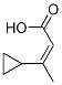 (Z)-3-環(huán)丙基-2-丁烯酸結(jié)構(gòu)式_766-68-7結(jié)構(gòu)式