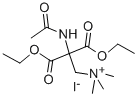 (2-Acetamido-2,2-dicarboxyethyl)trimethylammonium iodide diethyl esterStructure,7689-61-4Structure (2-Acetamido-2,2-dicarboxyethyl)trimethylammonium iodide diethyl ester Structure,7689-61-4Structure