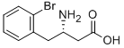 Benzenebutanoic acid, β-amino-2-bromo-, (βS)-Structure,769112-34-7Structure Benzenebutanoic acid, β-amino-2-bromo-, (βS)- Structure,769112-34-7Structure