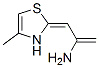 1-Propen-2-amine,3-(4-methyl-2(3h)-thiazolylidene)-,(e)-(9ci)Structure,771433-98-8Structure 1-Propen-2-amine,3-(4-methyl-2(3h)-thiazolylidene)-,(e)-(9ci) Structure,771433-98-8Structure
