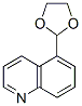 Quinoline, 5-(1,3-dioxolan-2-yl)- (9ci)Structure,773088-63-4Structure Quinoline, 5-(1,3-dioxolan-2-yl)- (9ci) Structure,773088-63-4Structure