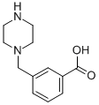 3-(1-哌嗪甲基)苯甲酸結(jié)構(gòu)式_773109-07-2結(jié)構(gòu)式