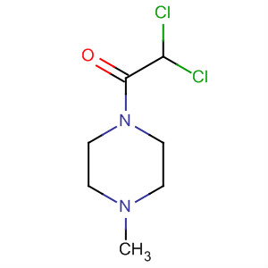 Piperazine, 1-(dichloroacetyl)-4-methyl-(9ci)Structure,77368-14-0Structure Piperazine, 1-(dichloroacetyl)-4-methyl-(9ci) Structure,77368-14-0Structure