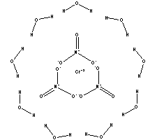 硝酸鉻九水結(jié)構(gòu)式_7789-02-8結(jié)構(gòu)式