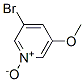 Pyridine, 3-bromo-5-methoxy-, 1-oxideStructure,78156-39-5Structure Pyridine, 3-bromo-5-methoxy-, 1-oxide Structure,78156-39-5Structure