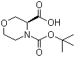 4-Boc-3(S)-morpholinecarboxylic acid Structure,783350-37-8Structure