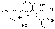 L-threo-.alpha.-d-galacto-octopyranoside, methyl 7-chloro-6,7,8-trideoxy-6-(2s,4r)-4-ethyl-2-piperidinylcarbonylamino-1-thio-, monohydrochlorideStructure,78822-40-9Structure L-threo-.alpha.-d-galacto-octopyranoside, methyl 7-chloro-6,7,8-trideoxy-6-(2s,4r)-4-ethyl-2-piperidinylcarbonylamino-1-thio-, monohydrochloride Structure,78822-40-9Structure