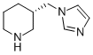 (3s)-(9ci)-3-(1H-咪唑-1-甲基)-哌啶結(jié)構(gòu)式_790196-15-5結(jié)構(gòu)式