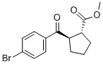 (1R,2R)-2-(4-溴苯甲?；?-環(huán)戊烷羧酸甲酯結(jié)構(gòu)式_791594-14-4結(jié)構(gòu)式