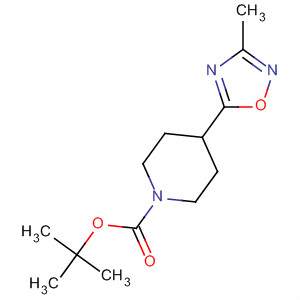 4-(3-甲基-[1,2,4]噁二唑-5-基)-哌啶-1-羧酸叔丁酯結(jié)構(gòu)式_795310-81-5結(jié)構(gòu)式