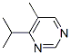 (9CI)-5-甲基-4-(1-甲基乙基)-嘧啶結構式_79644-25-0結構式