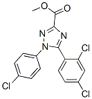 1-(4-氯苯基)-5-(2,4-二氯苯基)-1H-1,2,4-噻唑-3-羧酸甲酯結(jié)構(gòu)式_796875-16-6結(jié)構(gòu)式