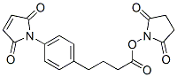 4-(4-馬來(lái)酰亞胺基苯基)丁酸琥珀酰亞胺酯結(jié)構(gòu)式_79886-55-8結(jié)構(gòu)式