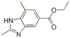 1H-benzimidazole-5-carboxylicacid,2,7-dimethyl-,ethylester(9ci)Structure,808744-96-9Structure 1H-benzimidazole-5-carboxylicacid,2,7-dimethyl-,ethylester(9ci) Structure,808744-96-9Structure