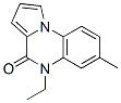(9CI)-5-乙基-7-甲基吡咯并[1,2-a]喹噁啉-4(5H)-酮結(jié)構(gòu)式_811412-74-5結(jié)構(gòu)式