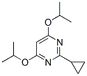 Pyrimidine, 2-cyclopropyl-4,6-bis(1-methylethoxy)- (9ci)Structure,811802-33-2Structure Pyrimidine, 2-cyclopropyl-4,6-bis(1-methylethoxy)- (9ci) Structure,811802-33-2Structure