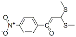 3,3-Bis-methylsulfanyl-1-(4-nitro-phenyl)-propenoneStructure,81375-97-5Structure 3,3-Bis-methylsulfanyl-1-(4-nitro-phenyl)-propenone Structure,81375-97-5Structure