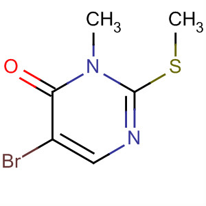 5-Bromo-3-methyl-2-(methylthio)pyrimidin-4(3h)-oneStructure,81560-06-7Structure 5-Bromo-3-methyl-2-(methylthio)pyrimidin-4(3h)-one Structure,81560-06-7Structure