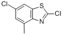 Benzothiazole, 2,6-dichloro-4-methyl-(9ci)Structure,81561-05-9Structure Benzothiazole, 2,6-dichloro-4-methyl-(9ci) Structure,81561-05-9Structure