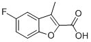 5-Fluoro-3-methyl-benzofuran-2-carboxylic acidStructure,81718-76-5Structure 5-Fluoro-3-methyl-benzofuran-2-carboxylic acid Structure,81718-76-5Structure