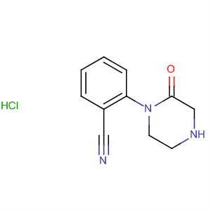 2-(2-Oxo-1-piperazinyl)benzonitrile hydrochlorideStructure,819813-98-4Structure 2-(2-Oxo-1-piperazinyl)benzonitrile hydrochloride Structure,819813-98-4Structure