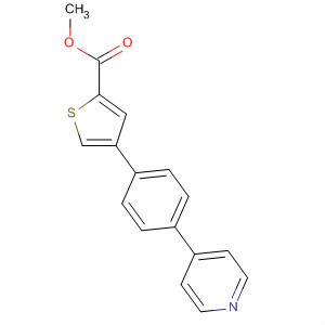 Methyl 4-(4-(pyridin-4-yl)phenyl)thiophene-2-carboxylateStructure,820224-07-5Structure Methyl 4-(4-(pyridin-4-yl)phenyl)thiophene-2-carboxylate Structure,820224-07-5Structure
