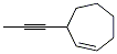 Cycloheptene, 3-(1-propynyl)-(9ci) Structure,82032-16-4Structure