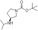 (R)-1-N-BOC-3-(異丙基氨基)吡咯烷結(jié)構(gòu)式_820969-25-3結(jié)構(gòu)式