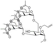 Methyl 3,6-di-o-(alpha-d-mannopyranosyl)-2-o-(2-propenyl)-alpha-d-mannopyranoside octaacetateStructure,82185-94-2Structure Methyl 3,6-di-o-(alpha-d-mannopyranosyl)-2-o-(2-propenyl)-alpha-d-mannopyranoside octaacetate Structure,82185-94-2Structure