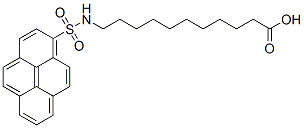 11-(Pyrene-1-sulfonylamino)undecanoic acidStructure,82481-70-7Structure 11-(Pyrene-1-sulfonylamino)undecanoic acid Structure,82481-70-7Structure