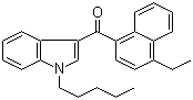 (3-Ethylnaphthalen-1-yl)(1-pentyl-1h-indol-3-yl)methanoneStructure,824959-81-1Structure (3-Ethylnaphthalen-1-yl)(1-pentyl-1h-indol-3-yl)methanone Structure,824959-81-1Structure
