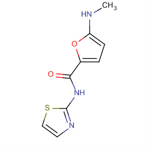 2-Furancarboxamide,5-(methylamino)-n-2-thiazolyl-Structure,826991-22-4Structure 2-Furancarboxamide,5-(methylamino)-n-2-thiazolyl- Structure,826991-22-4Structure