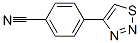 4-(1,2,3-Thiadiazol-4-yl)benzonitrileStructure,82894-99-3Structure 4-(1,2,3-Thiadiazol-4-yl)benzonitrile Structure,82894-99-3Structure