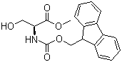 (S)-methyl2-((((9h-fluoren-9-yl)methoxy)carbonyl)amino)-3-hydroxypropanoate Structure,82911-78-2Structure
