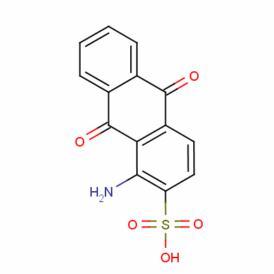 1-Amino-9,10-dihydro-9,10-dioxoanthracene-2-sulphonic acidStructure,83-62-5Structure 1-Amino-9,10-dihydro-9,10-dioxoanthracene-2-sulphonic acid Structure,83-62-5Structure