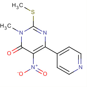 3-甲基-2-(甲基硫代)-5-硝基-6-(4-吡啶)-4(3H)-嘧啶酮結(jié)構(gòu)式_831231-60-8結(jié)構(gòu)式