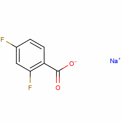 Sodium 2,4-difluorobenzoateStructure,83198-07-6Structure Sodium 2,4-difluorobenzoate Structure,83198-07-6Structure