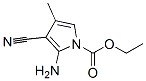 1H-pyrrole-1-carboxylicacid,2-amino-3-cyano-4-methyl-,ethylester(9ci) Structure,83362-02-1Structure