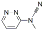 Cyanamide, methyl-3-pyridazinyl-(9ci) Structure,83412-72-0Structure