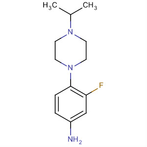 3-Fluoro-4-(4-isopropylpiperazin-1-yl)phenylamineStructure,835633-79-9Structure 3-Fluoro-4-(4-isopropylpiperazin-1-yl)phenylamine Structure,835633-79-9Structure
