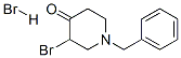 1-Benzyl-3-bromo-piperidin-4-one hydrobromideStructure,83877-88-7Structure 1-Benzyl-3-bromo-piperidin-4-one hydrobromide Structure,83877-88-7Structure