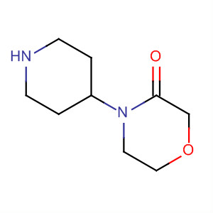 4-(4-哌啶基)-3-嗎啉結(jié)構(gòu)式_841202-48-0結(jié)構(gòu)式