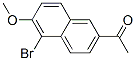 2-Aceryl-5-Bromo-6-MethoxynaphthaleneStructure,84167-74-8Structure 2-Aceryl-5-Bromo-6-Methoxynaphthalene Structure,84167-74-8Structure
