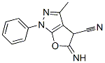 1H-furo[2,3-c]pyrazole-4-carbonitrile, 4,5-dihydro-5-imino-3-methyl-1-phenyl- Structure,842132-39-2Structure