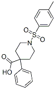 4-Phenyl-1-(p-tolylsulphonyl)piperidine-4-carboxylic acidStructure,84255-02-7Structure 4-Phenyl-1-(p-tolylsulphonyl)piperidine-4-carboxylic acid Structure,84255-02-7Structure